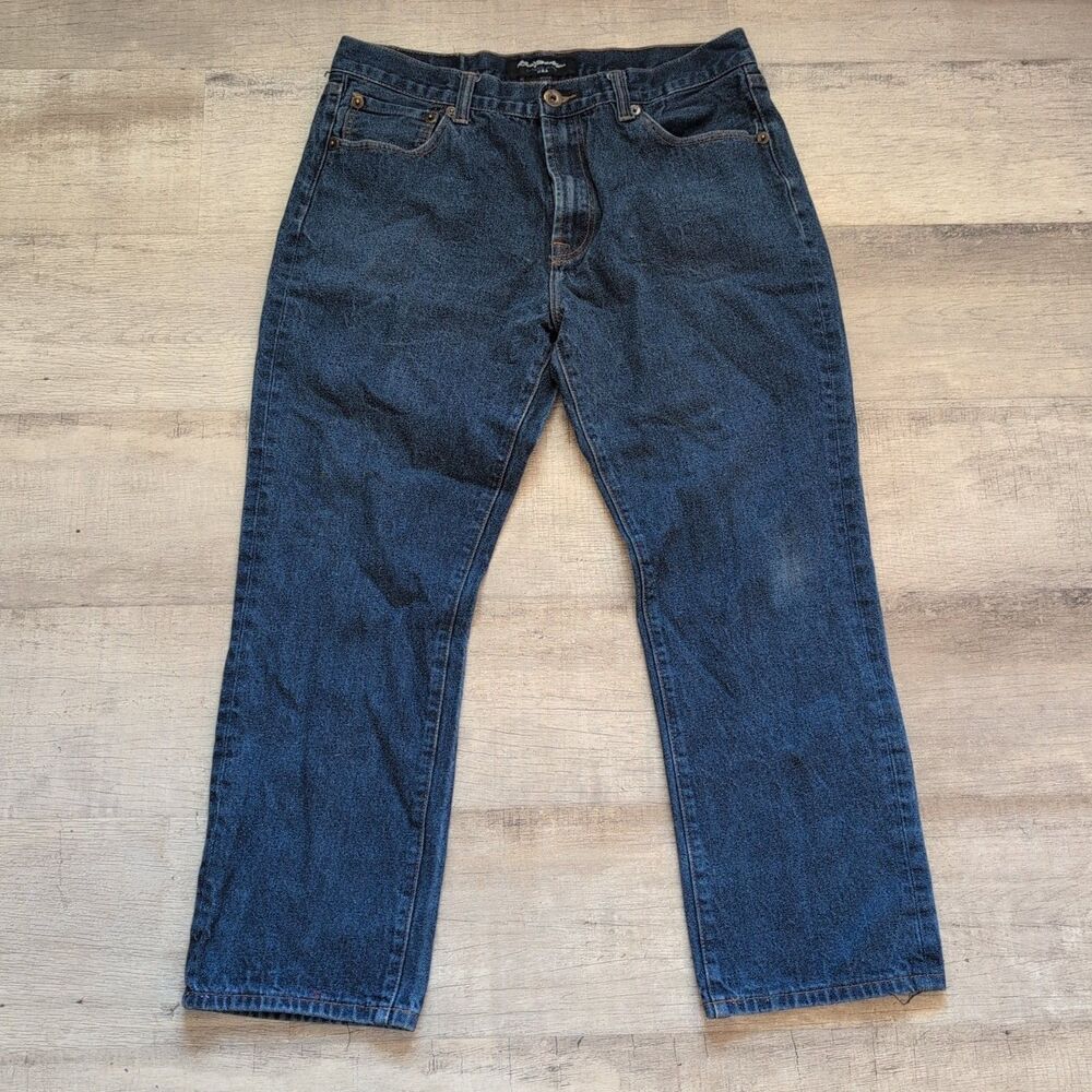 Vtg Kno Betta Jeans Men's 38x30 Blue Classic USA Premium Straight Denim Pants